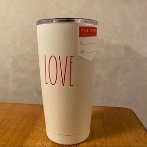 Rae Dunn LOVE Insulated Stainless Steel Tumbler BRAND NEW!!